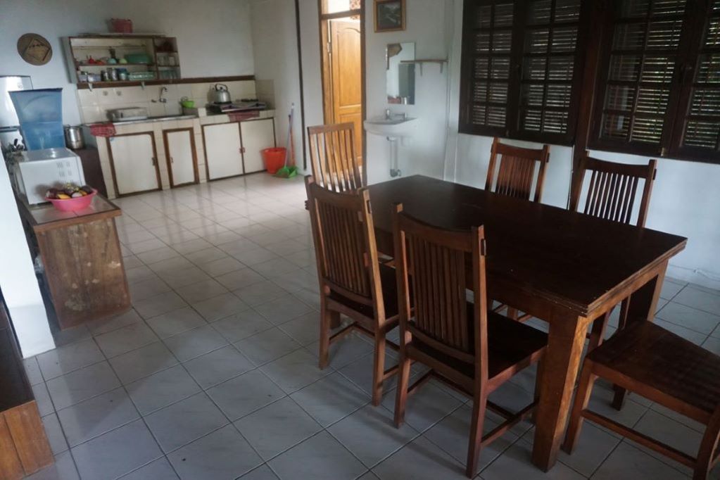 Kitchen/dining area at Main Villa, Vila Botani